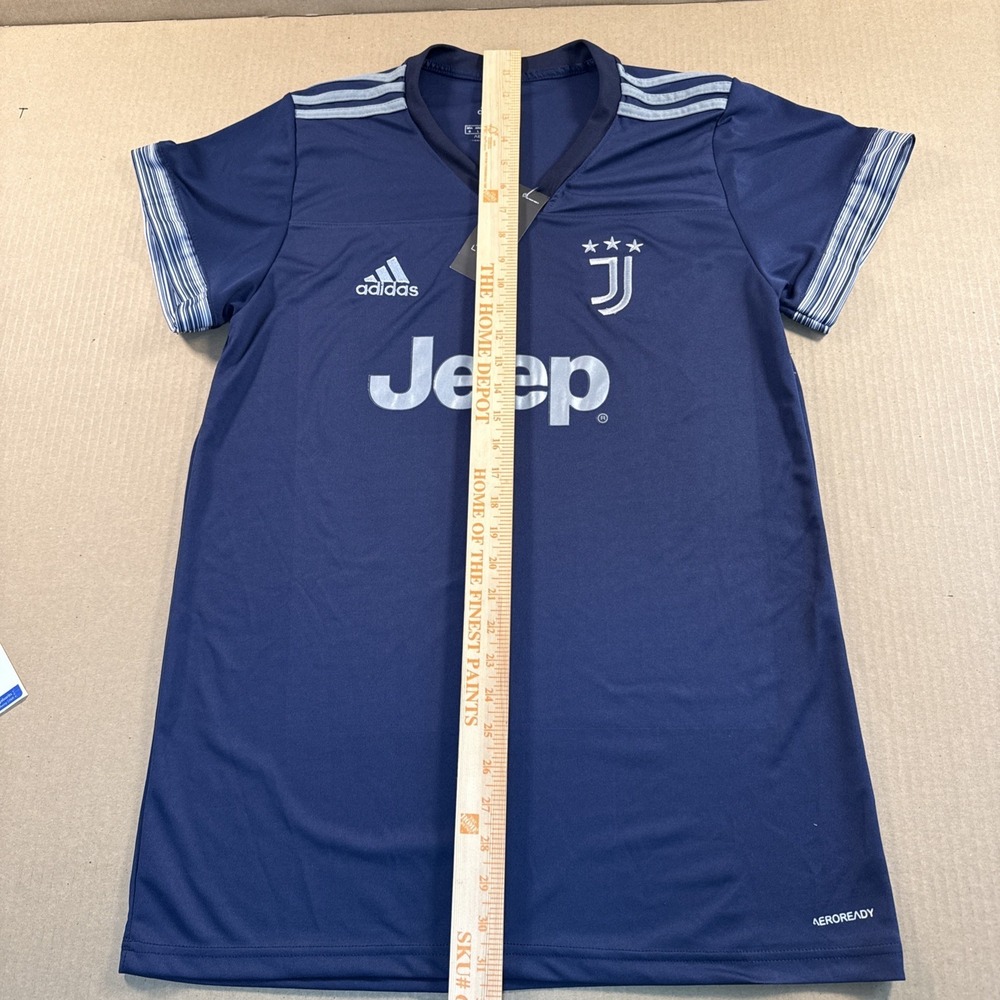 Juventus Navy Blue Away Aeroready Adidas‎ Jersey Mens Large Soccer, NWT - Picture 6 of 9